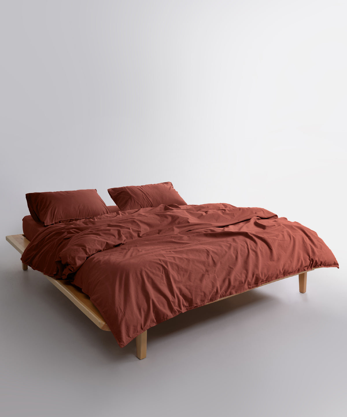 Cinnamon Stick rengi 50x70 oxford yastık kılıfı detay görünümü