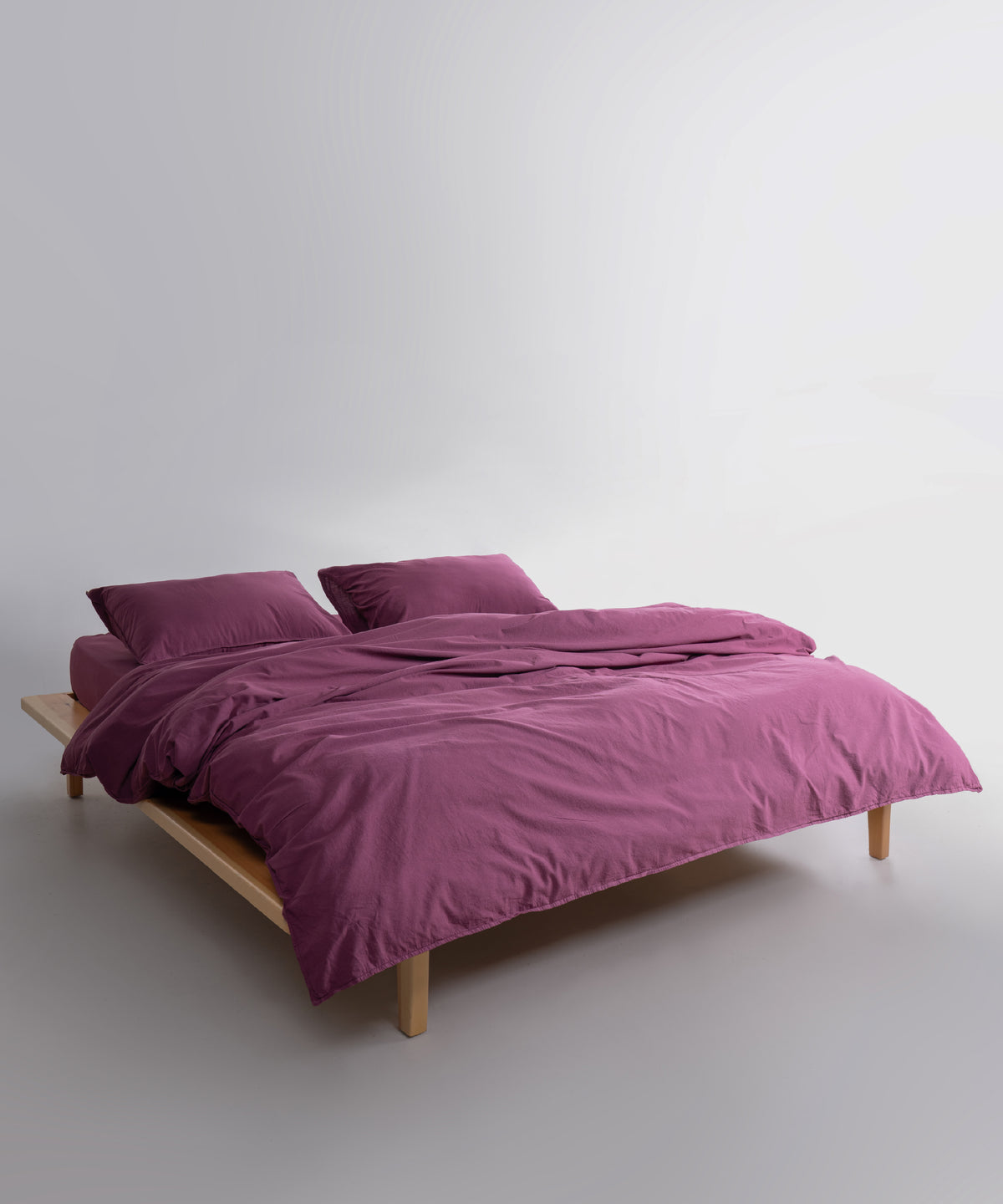 Raspberry renk 50x70 oxford yastık kılıfı detay görünümü