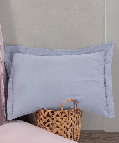 Green Home %100 Pamuk Saten Stonewashed 300 TC Nevresim Takımı - Elegance Dusty Blue