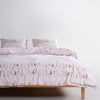 LIMASSO %100 Pamuk İpliği Boyalı Garmentwashed Minimalist Desenli Nevresim Takımı - Fressia