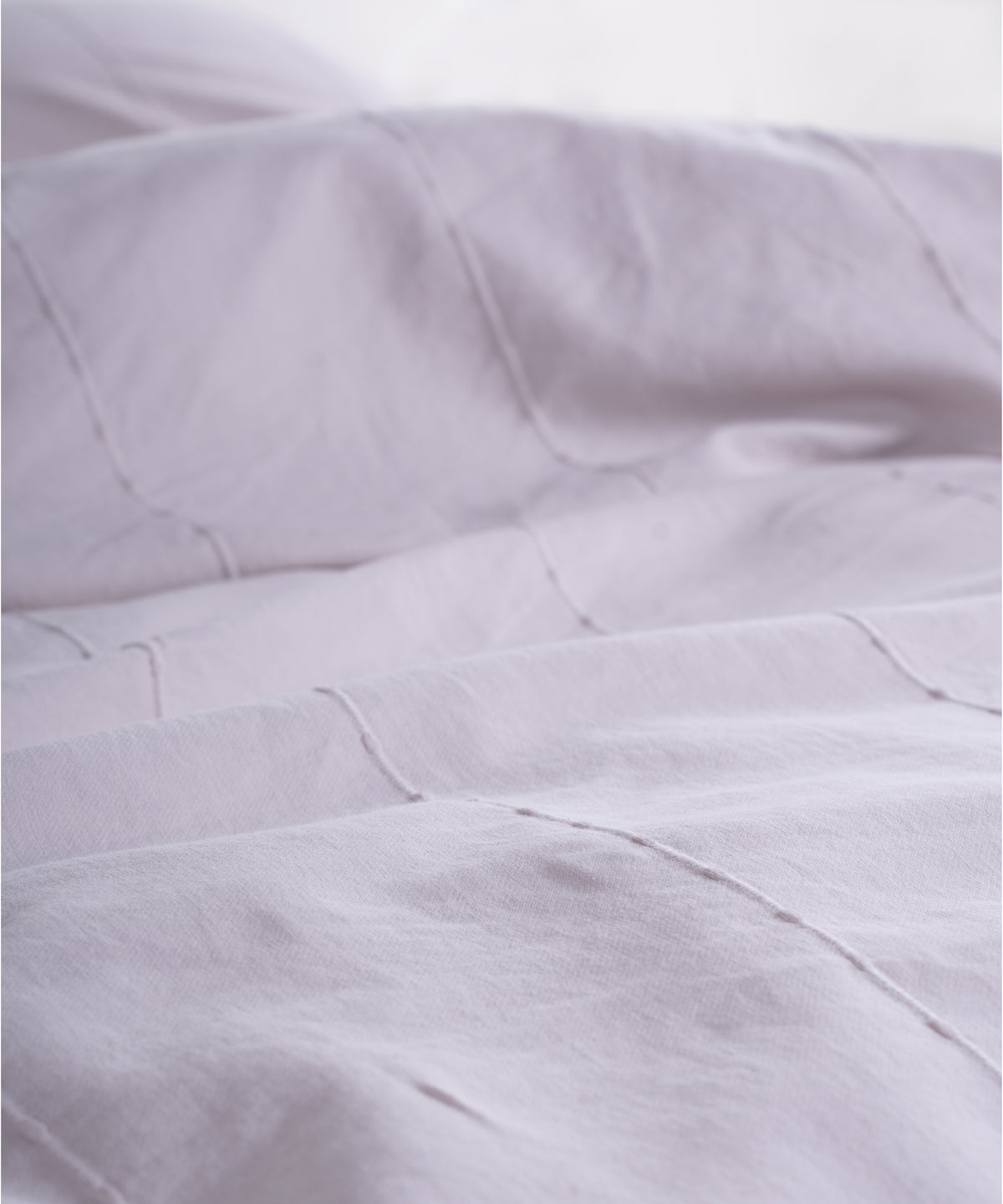 LIMASSO %100 Pamuk Stonewashed Fırfırlı Nevresim Takımı - İdelia Natural Cream