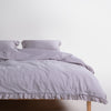 LIMASSO %100 Pamuk Stonewashed Fırfırlı Nevresim Takımı - İdelia Opal Grey