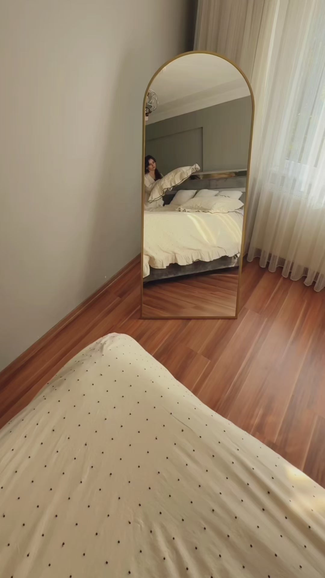 Fırfırlı Garmentwash %100 Pamuk Point Çift Kişilik Nevresim Takımı