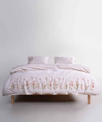 LIMASSO %100 Pamuk İpliği Boyalı Garmentwashed Minimalist Desenli Nevresim Takımı - Turnesoul