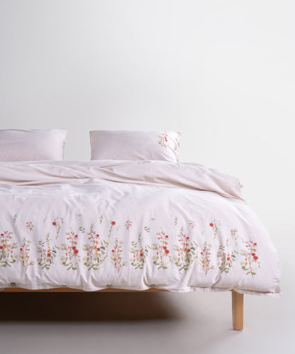LIMASSO %100 Pamuk İpliği Boyalı Garmentwashed Minimalist Desenli Nevresim Takımı - Turnesoul
